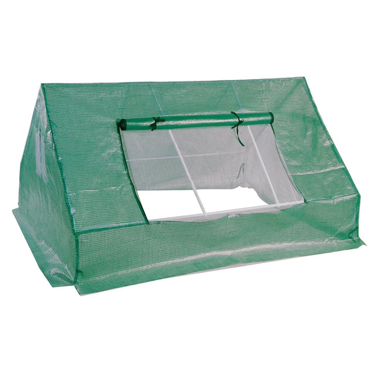 LEX Gewächshaus, Metallrahmen 18mm / PE Gewebefolie, 180 x 142 x 30/93 cm | 04039214009789