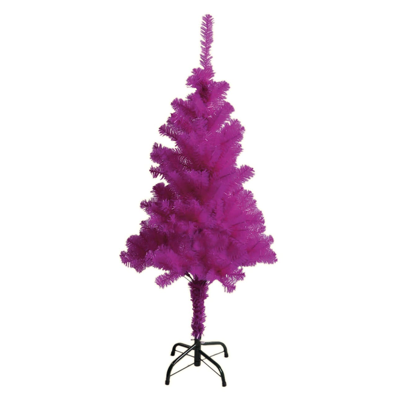 LEX K&uuml;nstlicher Weihnachtsbaum inkl. St&auml;nder, Farbe Lila, 150 cm - Bild 1
