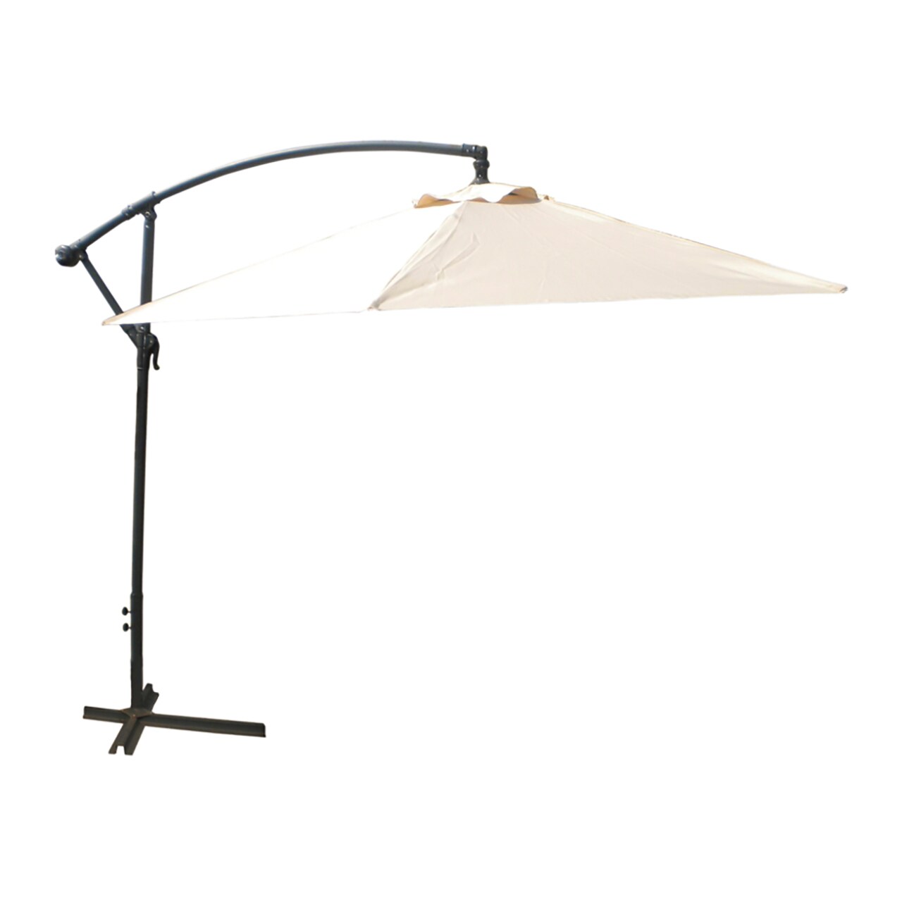 LEX Ampelschirm &Oslash; 3m mit Kurbel, Beige - Bild 1