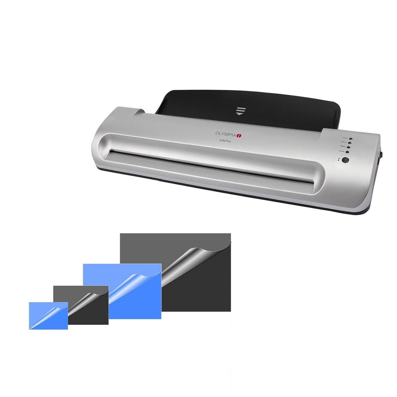 OLYMPIA A 396 Laminierger&auml;t Starter Set mit 100 gemischten Folien - Bild 1