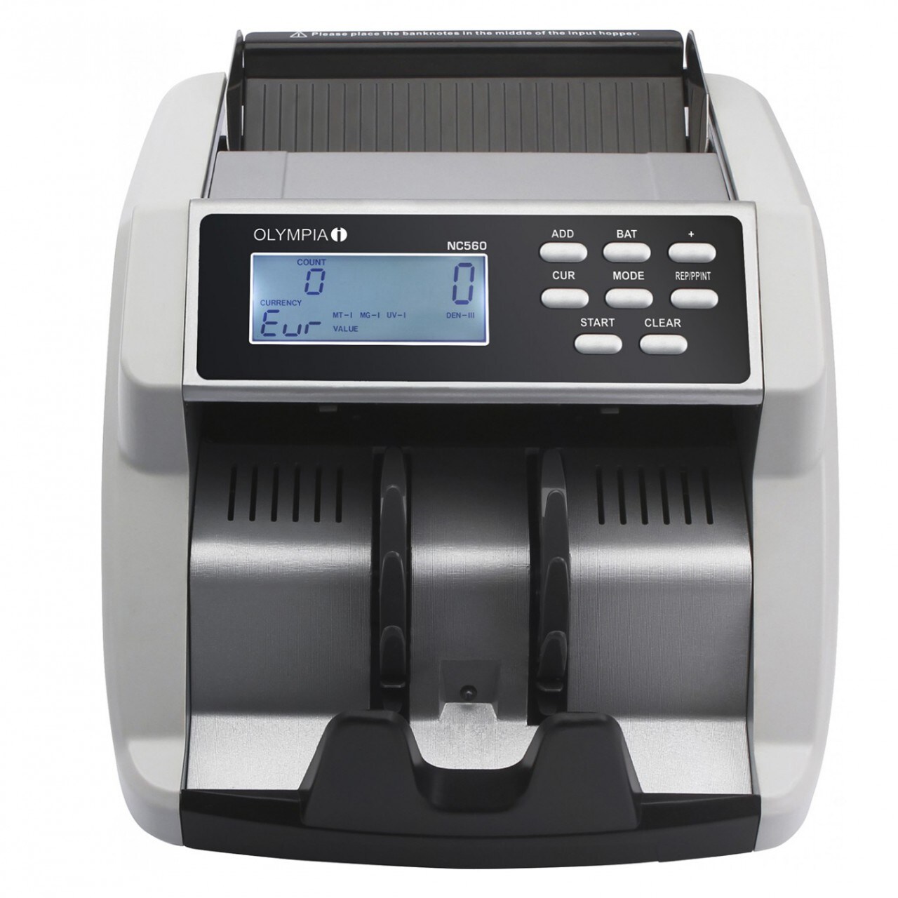 OLYMPIA NC 560 Wertezähler mit UV/MG/MT Test und LCD Display | 04030152947614