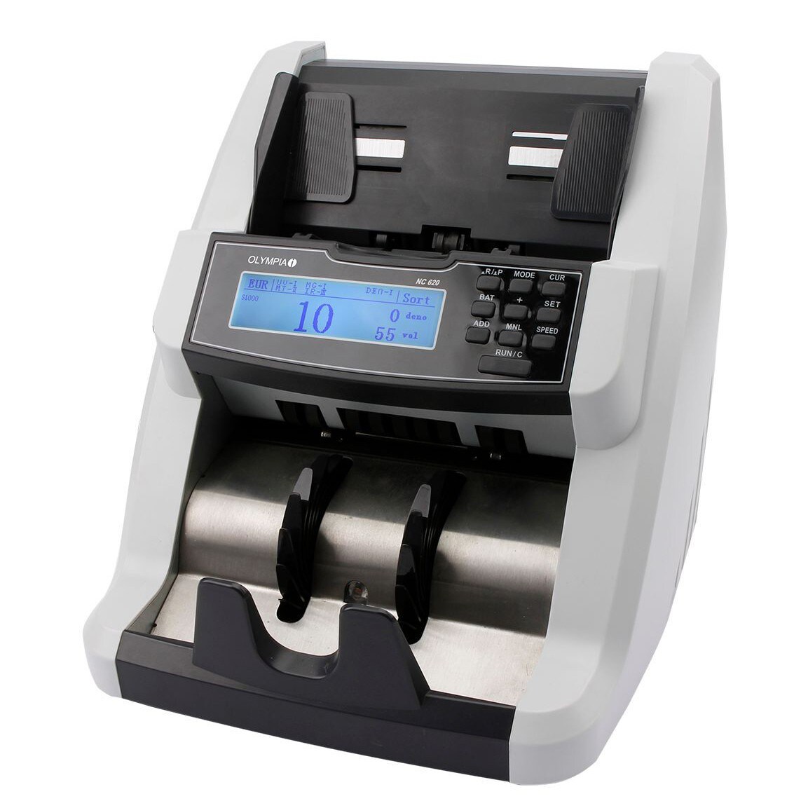 B- Ware OLYMPIA NC 620 Profi Geldprüf- und Geldzählgerät mit 100% Falschgelderkennung | 04030152948864