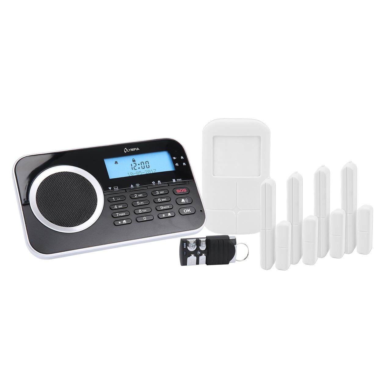 OLYMPIA Protect 9761 GSM Haus Alarmanlage Funk Alarmsystem mit App | 04030152060177