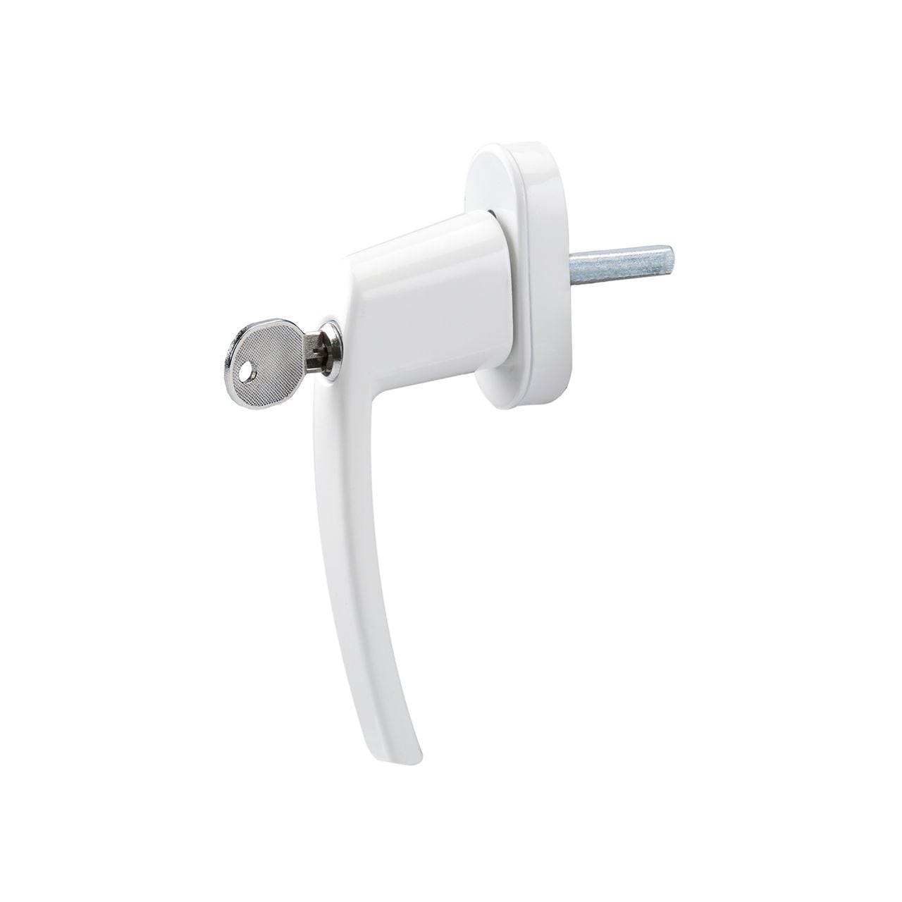 OLYMPIA FGS 100 Abschlie&szlig;barer Fenstergriff mit 2 Schl&uuml;sseln, Wei&szlig; - Bild 1