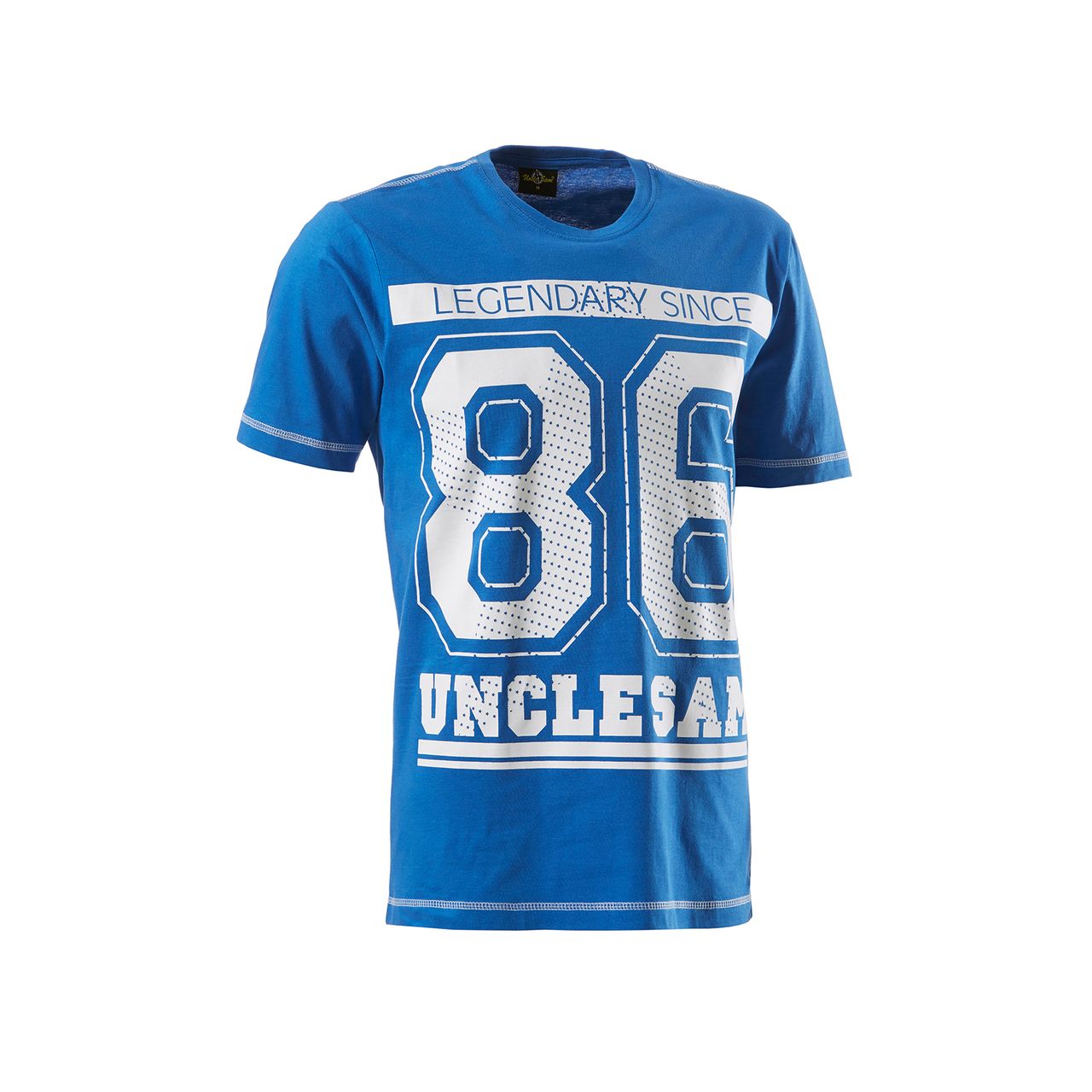 UNCLE SAM T-Shirt Nostalgie | Eroded Print | Aufdruck 86/m /blue - Bild 1