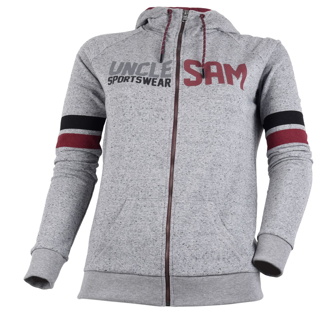 SAM Damen Kapuzenjacke, S, Grey Melange - Bild 1