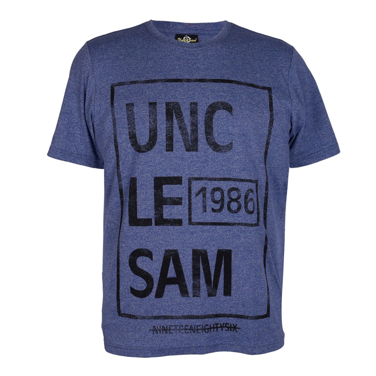 UNCLE SAM Herren T-Shirt, Pigmentdruck, M, mid blue - Bild 1