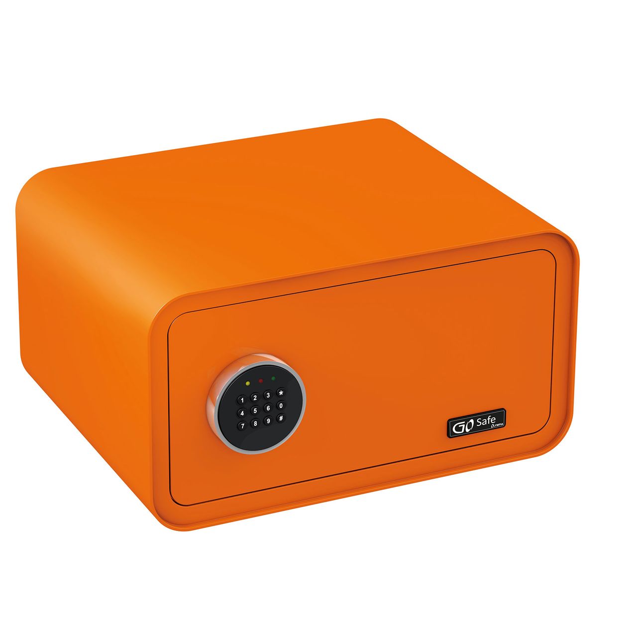 OLYMPIA Go Safe Tresor 200 mit Zahlencode, Orange - Bild 1