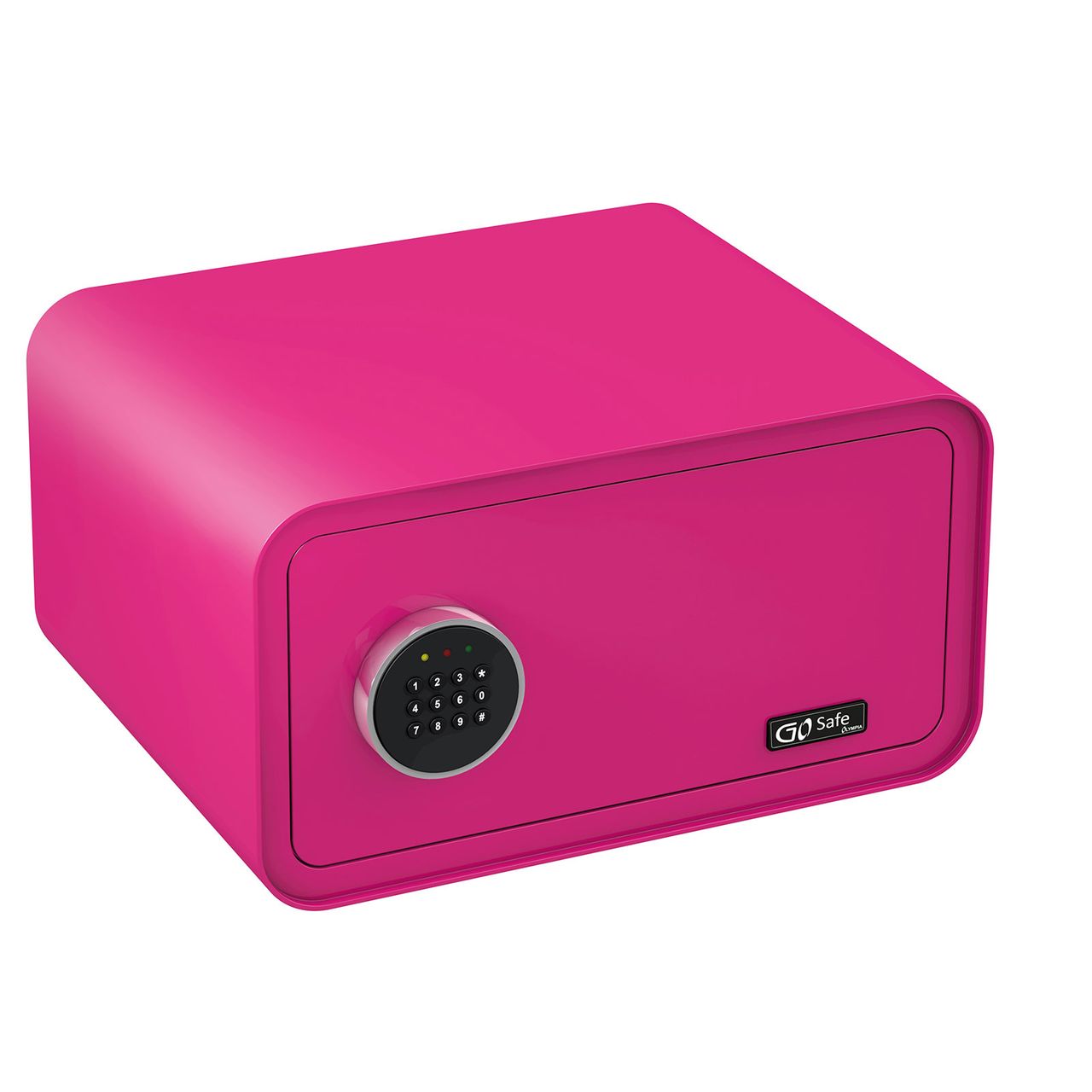 OLYMPIA Go Safe Tresor 200 mit Zahlencode, Pink - Bild 1
