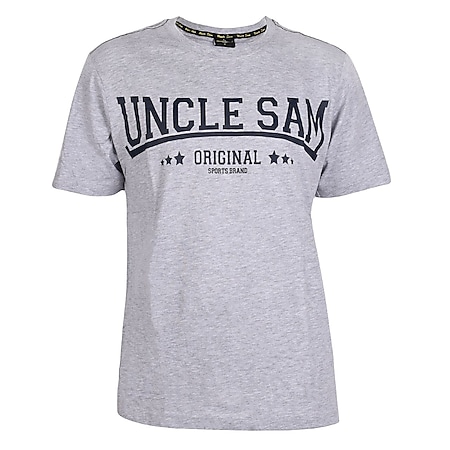 UNCLE SAM Herren T-Shirt "Original", M, Grey Melange - Bild 1