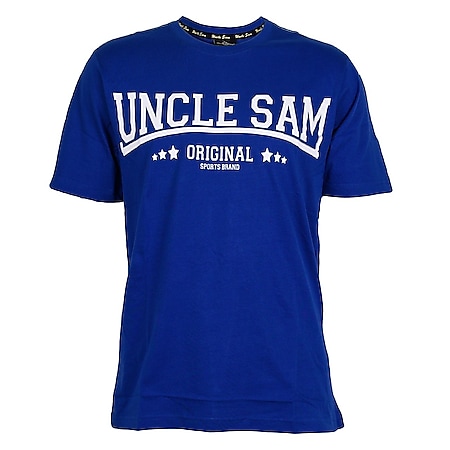 UNCLE SAM Herren T-Shirt "Original", M, Blue - Bild 1