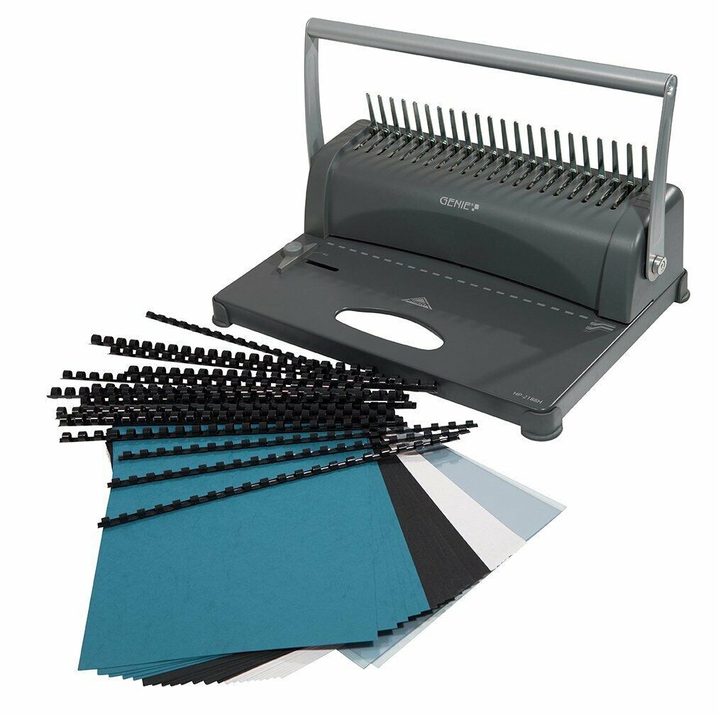 GENIE CB850 Bindegerät Bindemaschine Spiralbindegerät Stanzgerät Binder A4 Buch | 04015468124409