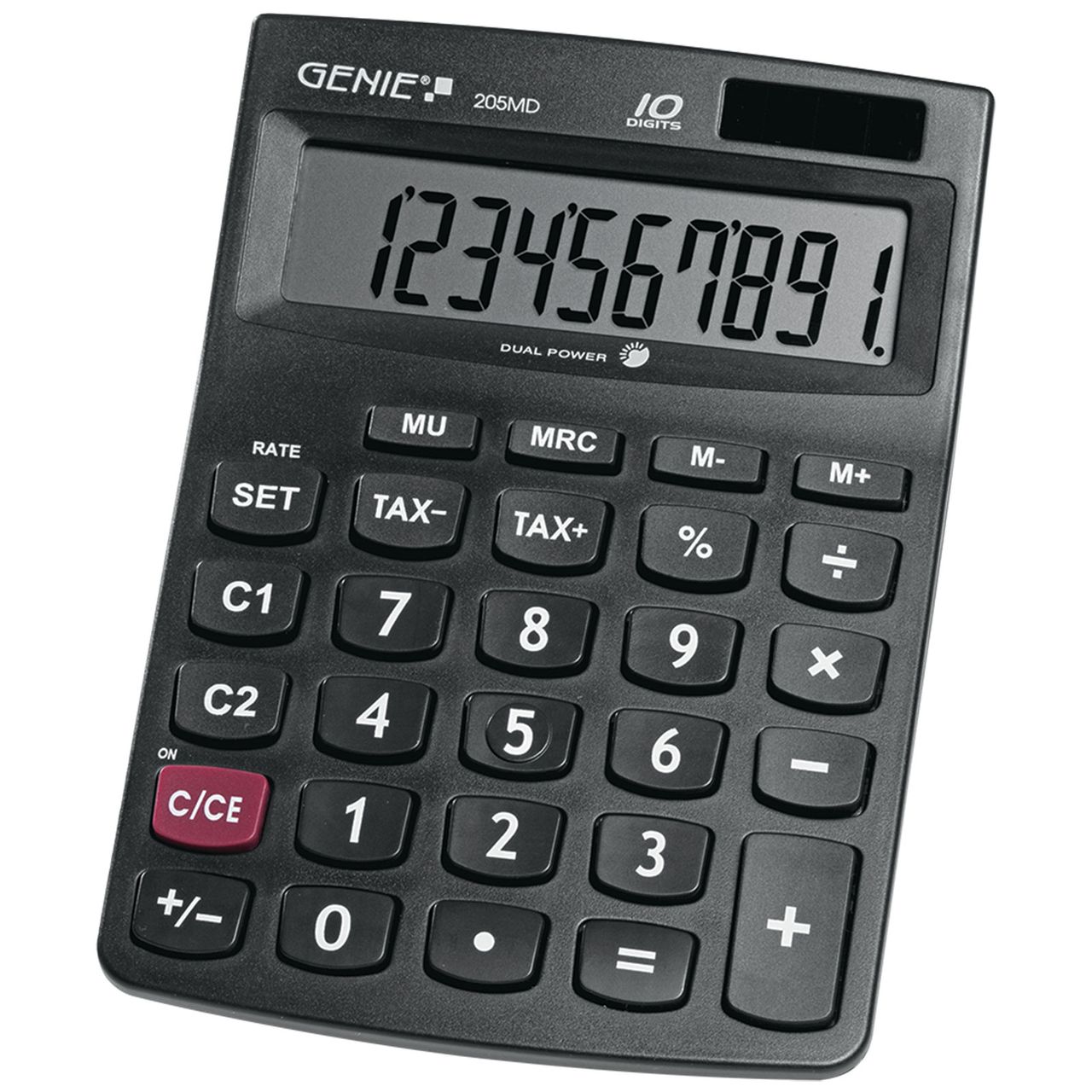 B-WARE GENIE 205MD Solar Tischrechner Rechenmaschine Rechner B&uuml;rorechner Taschenrechner - Bild 1