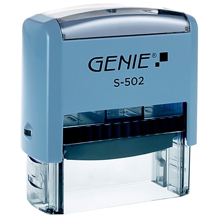 GENIE S-502 Selbstfärbender Stempel Set mit bis zu 5 Zeilen - Bild 1