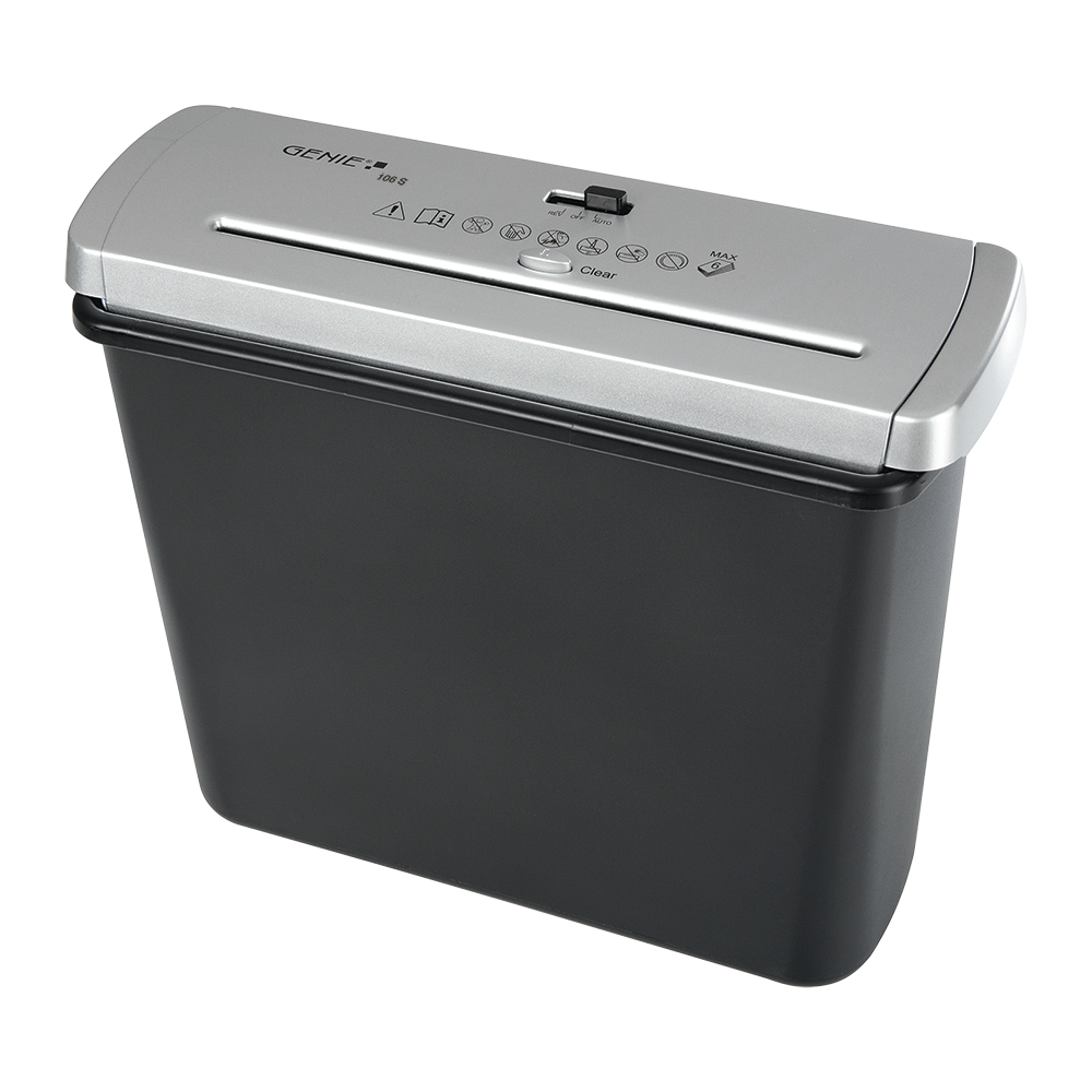 GENIE 106 S Aktenvernichter, 6 Blatt Streifenschnitt - Bild 1