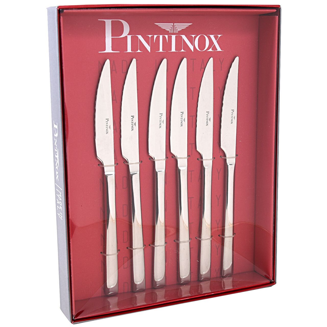 PINTINOX Steakmesser geschmiedet Wellenschliff Edelstahl 18/10 Synthesis | 08007163254235
