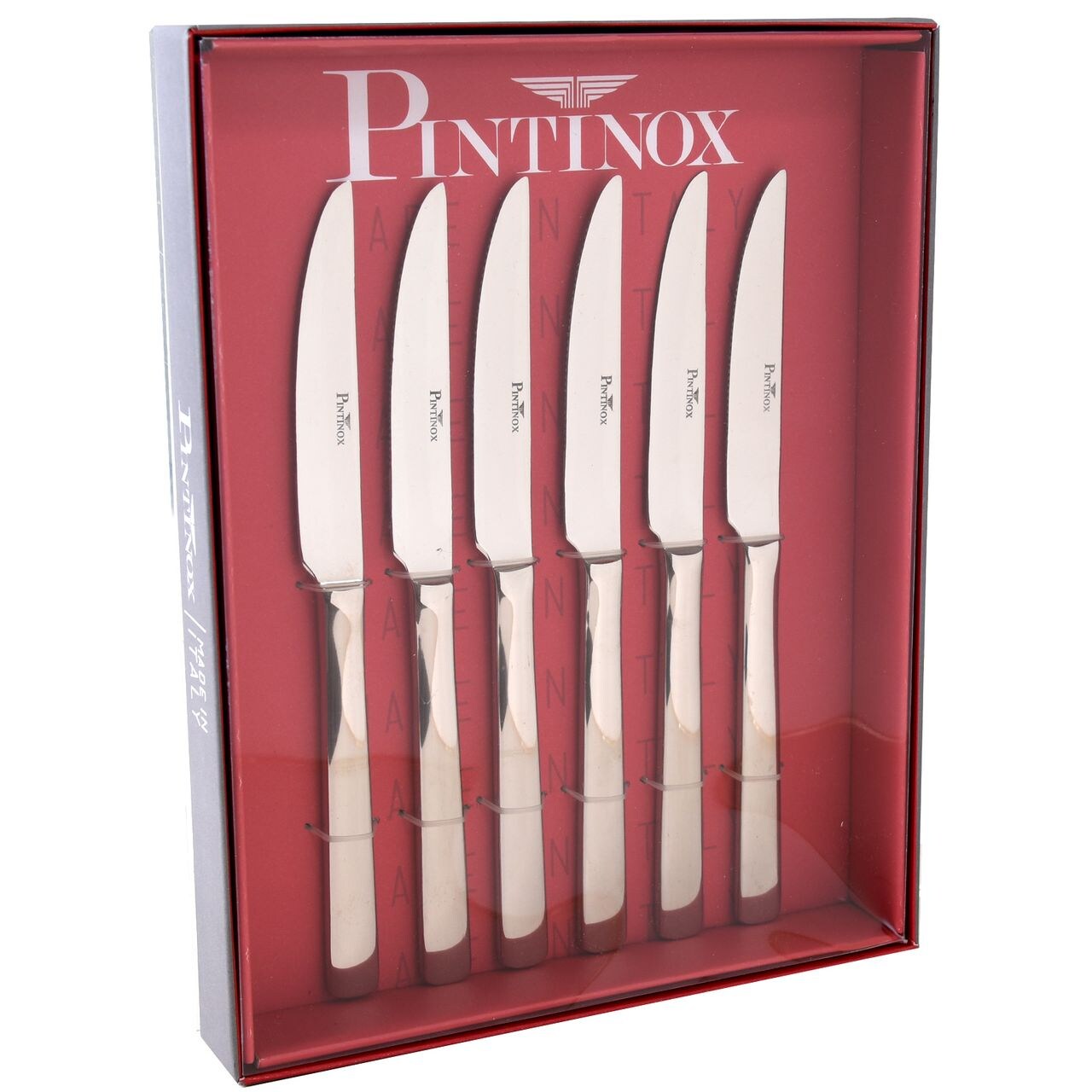 PINTINOX Steakmesser Haushaltsmesser Brötchenmesser Millenium 6tlg | 08007163254259