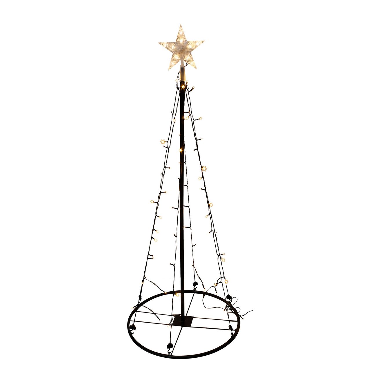 LEX Deko LED Lichterbaum, 120cm, f&uuml;r innen und au&szlig;en mit 70 LEDs - Bild 1