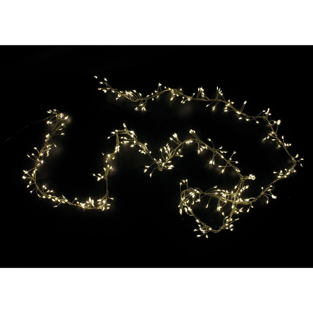 LEX 400er LED Tropfen-Lichterkette, Warmwei&szlig;, f&uuml;r innen, mit 8 Funktionen - Bild 1