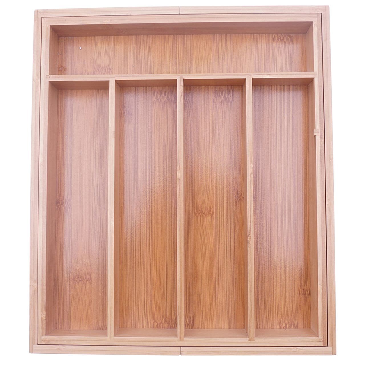 SSW Besteckkasten aus Bambus ausziehbar 29 - 40 cm - Bild 1