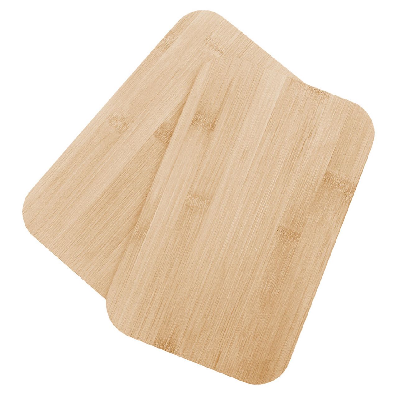 SSW Fr&uuml;hst&uuml;cksbretter Set aus Bambus  2-teilig, je 22x14x0,8cm - Bild 1