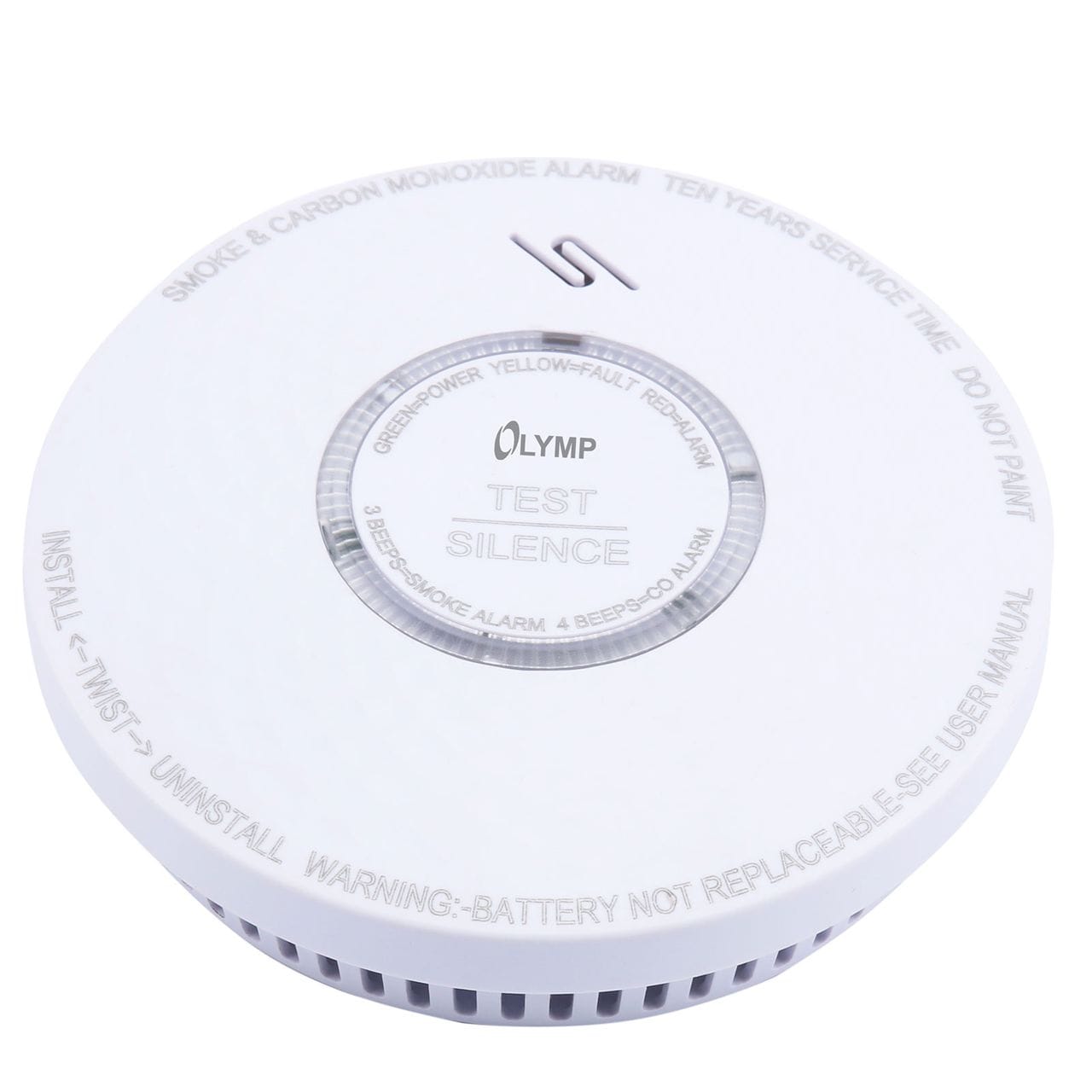 OLYMPIA Rauchmelder und Kohlenmonoxid  Kombiwarnmelder 10 Jahre - Bild 1