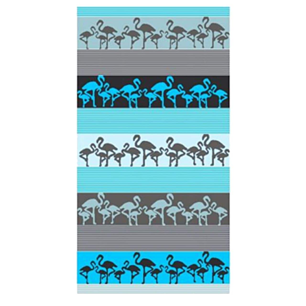 LEX Saunatuch Handtuch, ST1009, Grau-Blau - Bild 1