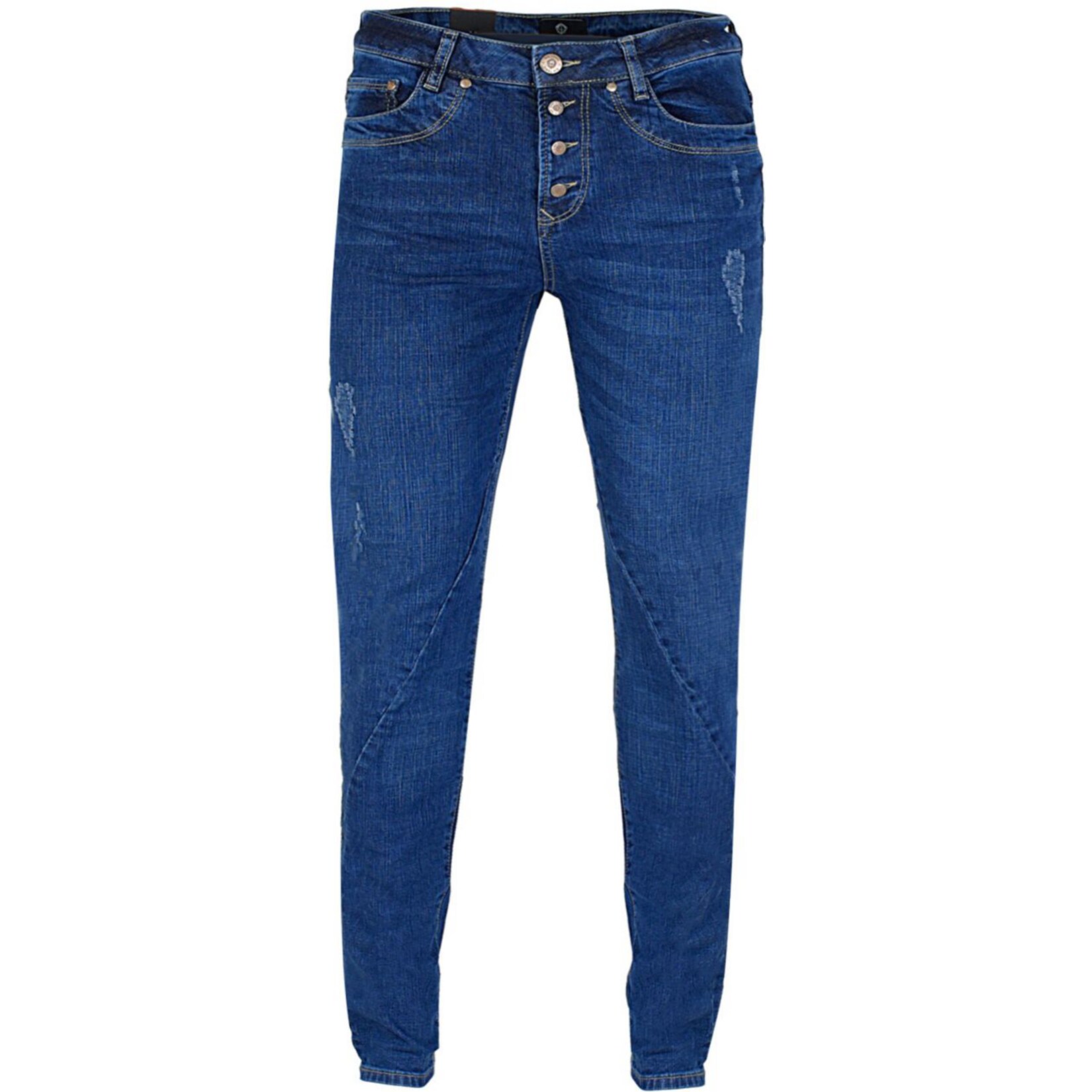 GIN TONIC Damen Boyfriend Jeans Blue Wash, 30/34 - Bild 1