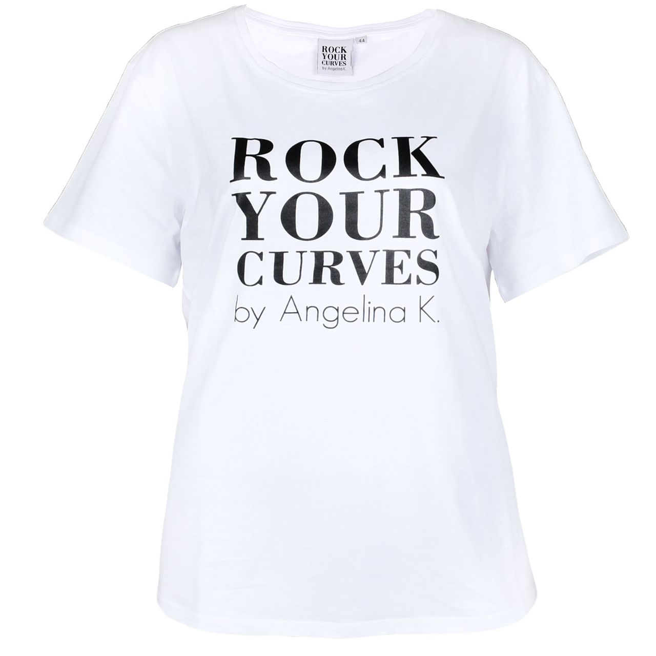 ANGELINIA KIRSCH Curvy Damen T-Shirt White, 52 - Bild 1