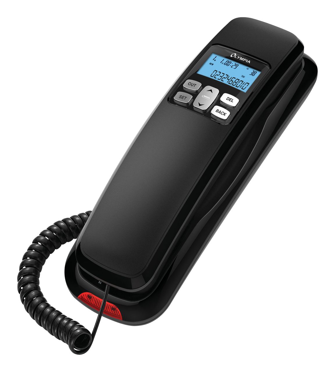 Olympia Senioren Gro&szlig;tastentelefon Extragro&szlig;e Wahltasten  LCD Wandmontage geeignet - Bild 1