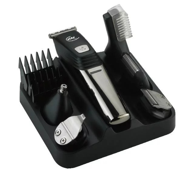 6 IN 1 Akku Haarschneidemaschine Haarschneider Bartschneider Ladestation - Bild 1