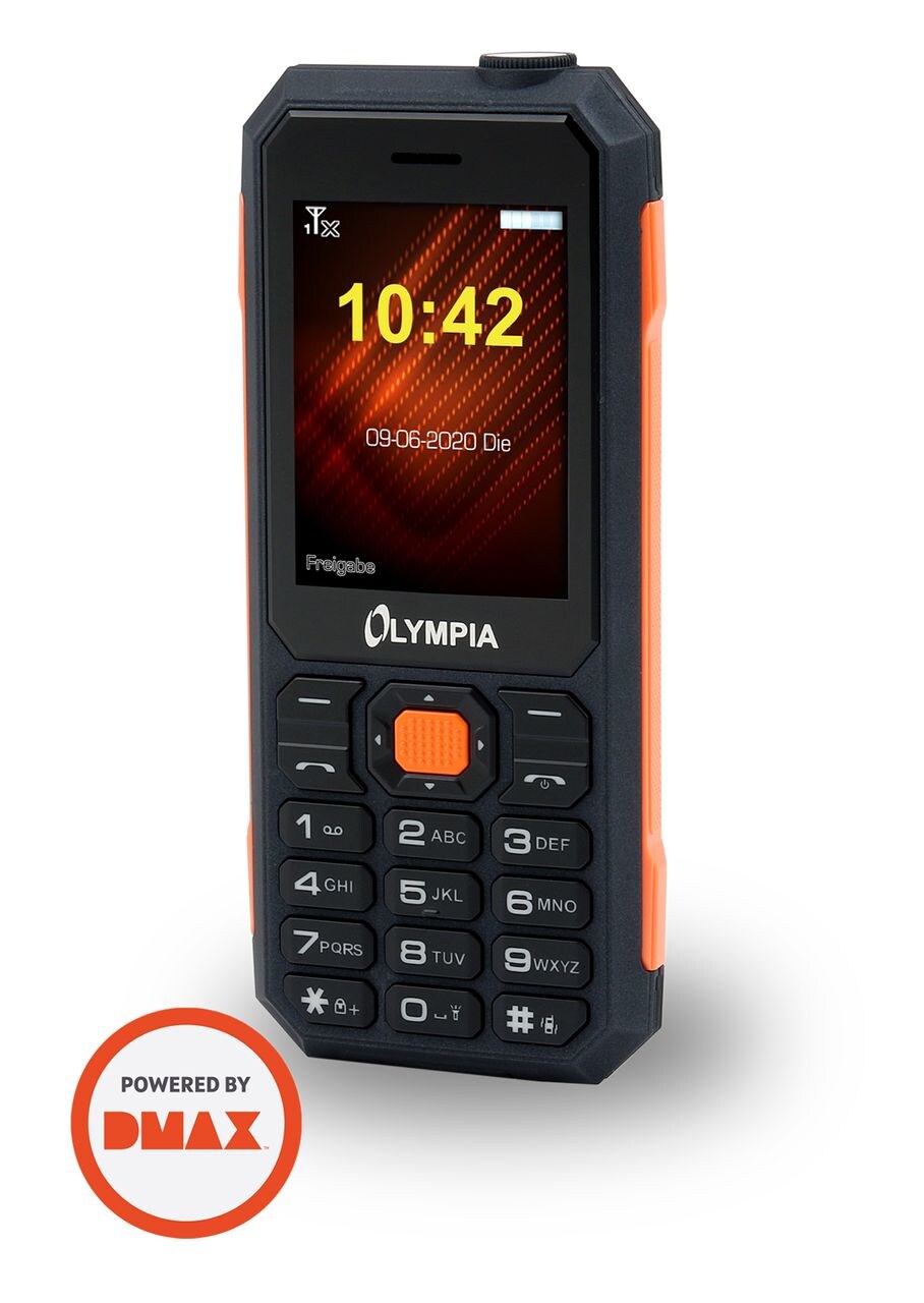 Robustes Outdoor Handy Mobiltelefon IP 67 Wasserfest Stossfest  Modell Active | 04030152022830