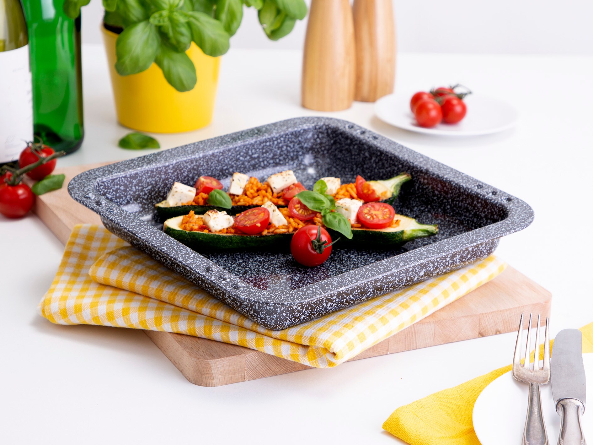 CHG Auflaufform QUADRO Granito antihaftbeschichtet - Bild 1