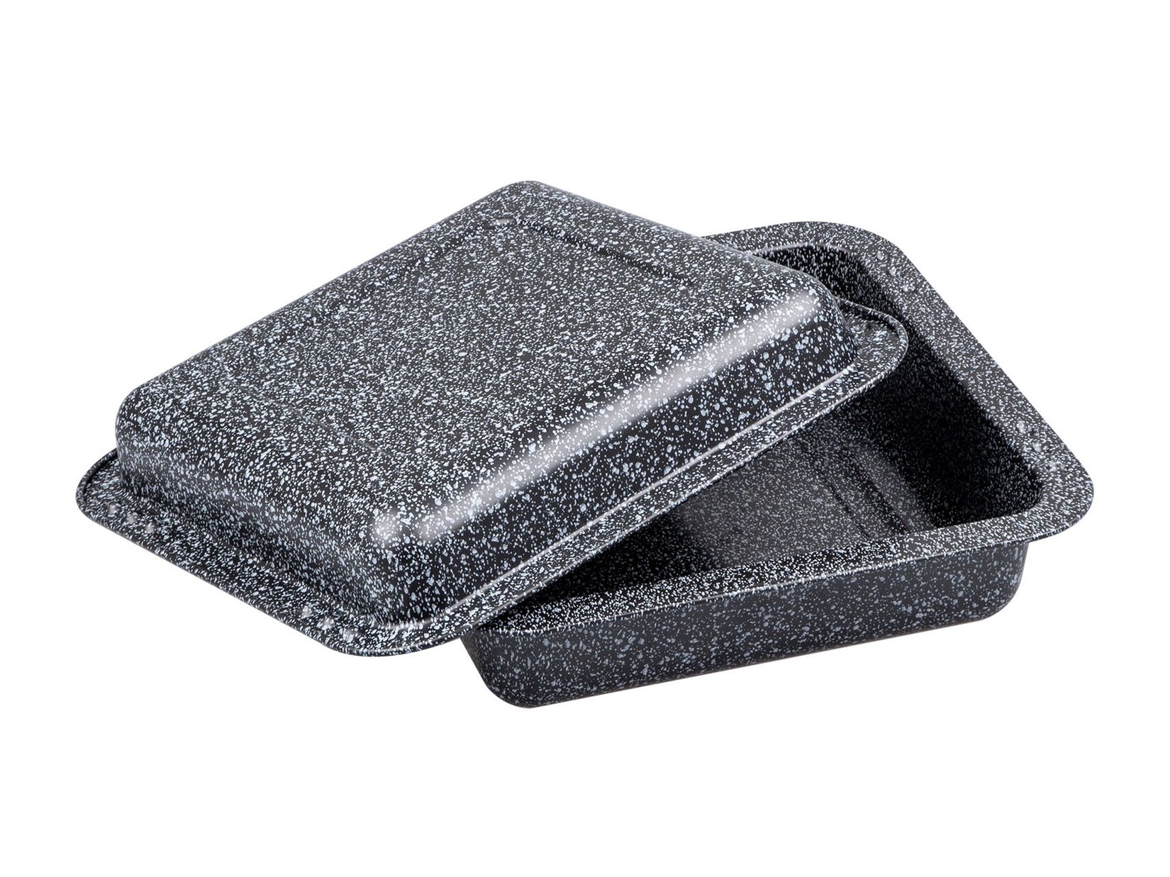 CHG Kombi Set Auflaufform Bräter QUADRO Granito 2teilig antihaftbeschichtet | 04008256067408