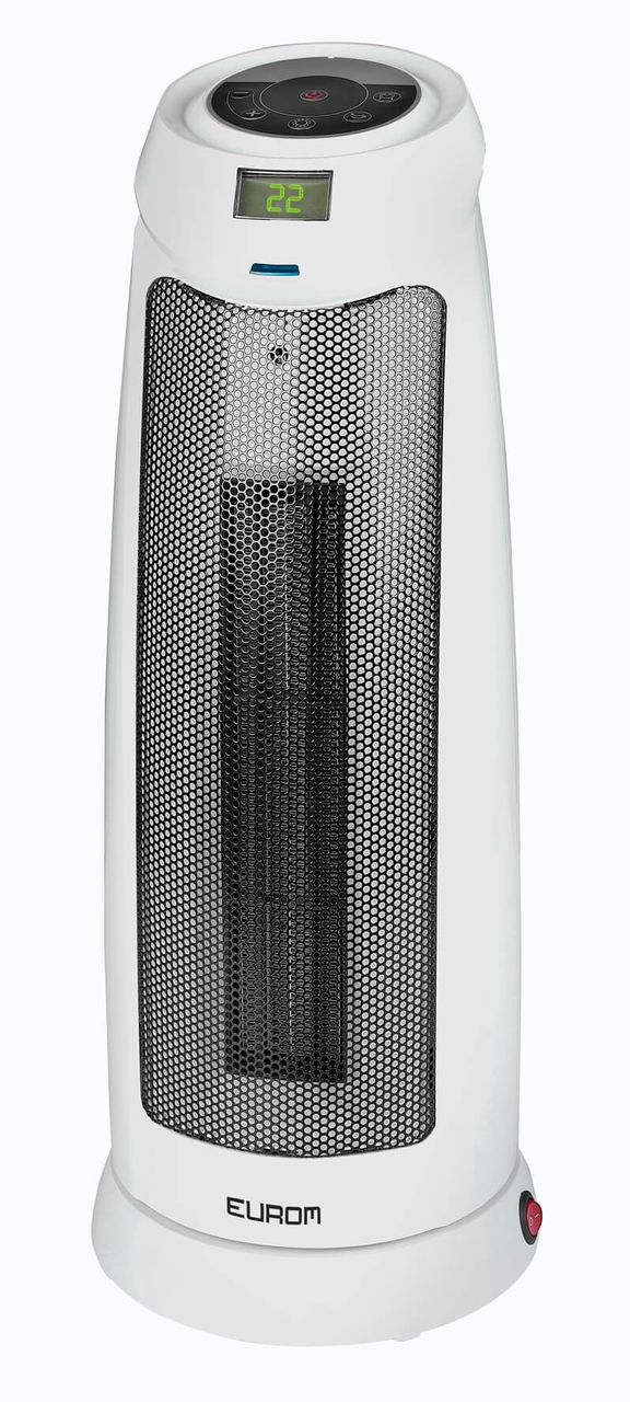 EUROM Keramikheizung Safe-t-Heater 2000 Tower RC Fernbedienung Staubfilter - Bild 1