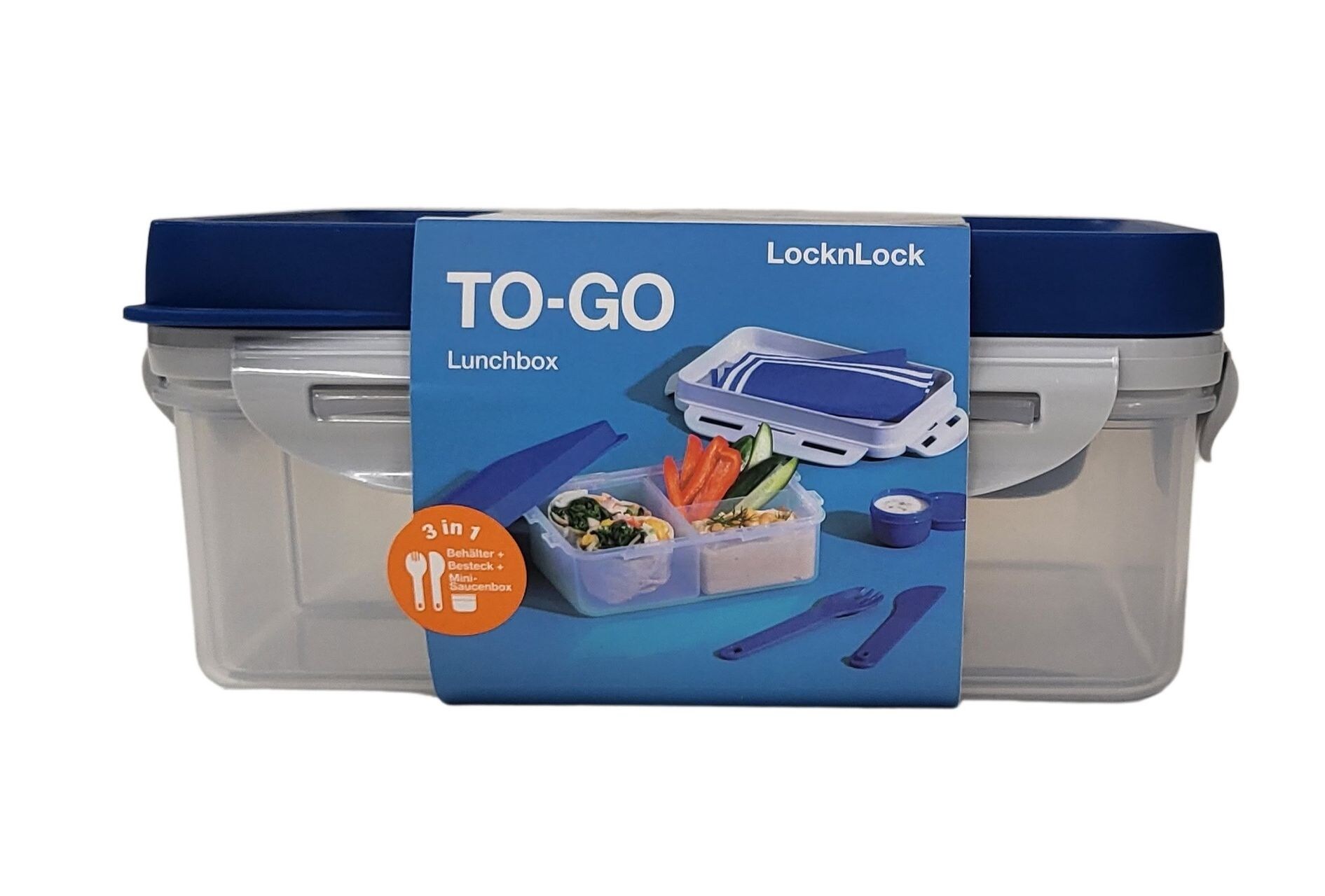Avengers Brotdose Mit 3-in-1-Besteck – Mehrfachfach-Lunchbox Für Kinder, Marvel-Design