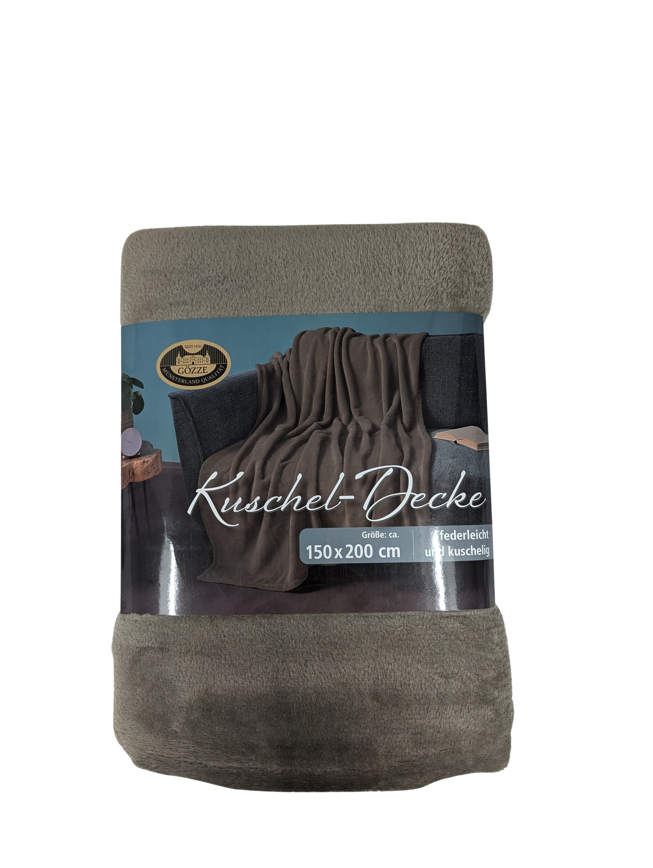 Kuscheldecke ca. 150 x 200 cm samtweich - Bild 1