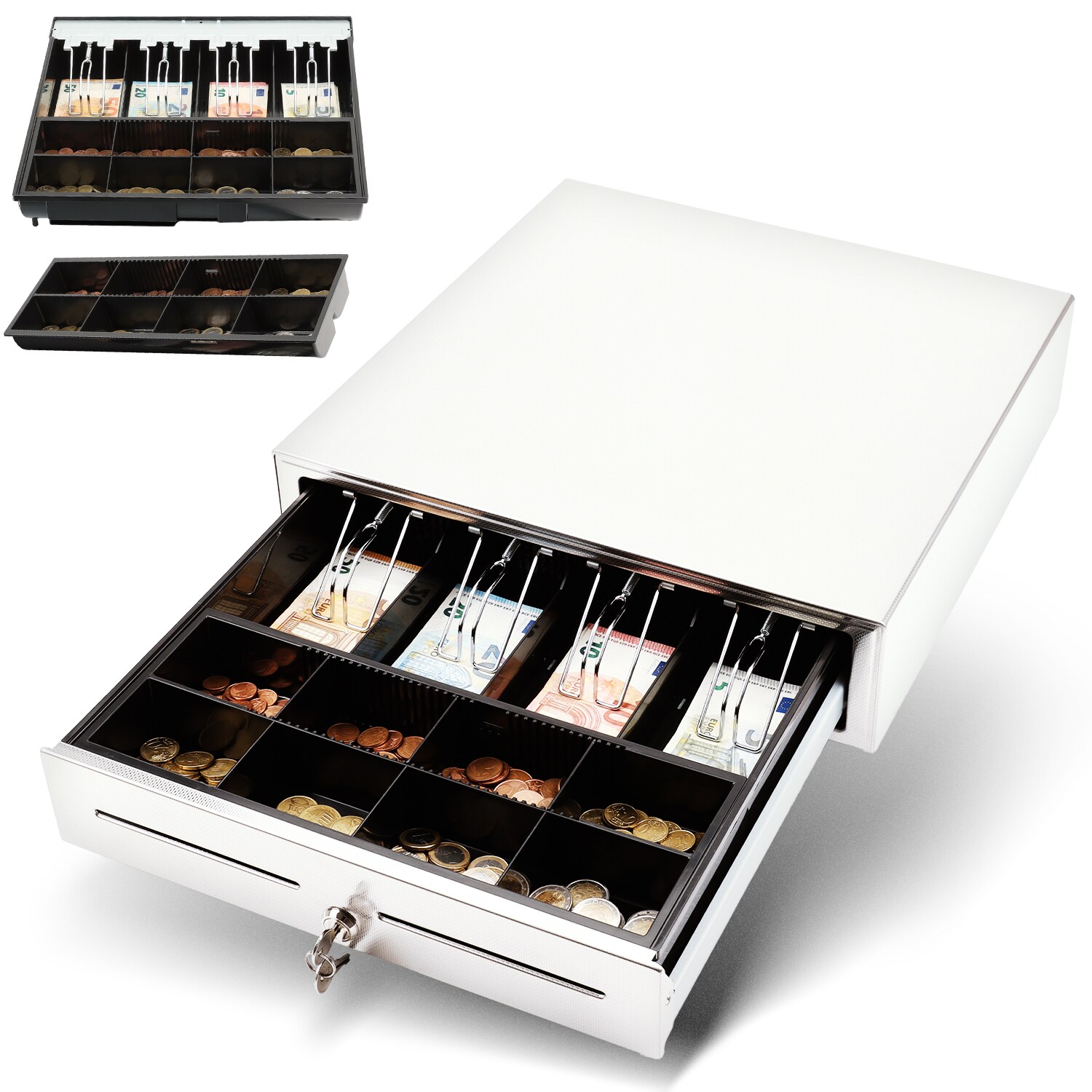 Kassenschublade Geldschublade Kassenlade LD410 S Steel edelstahl - Bild 1