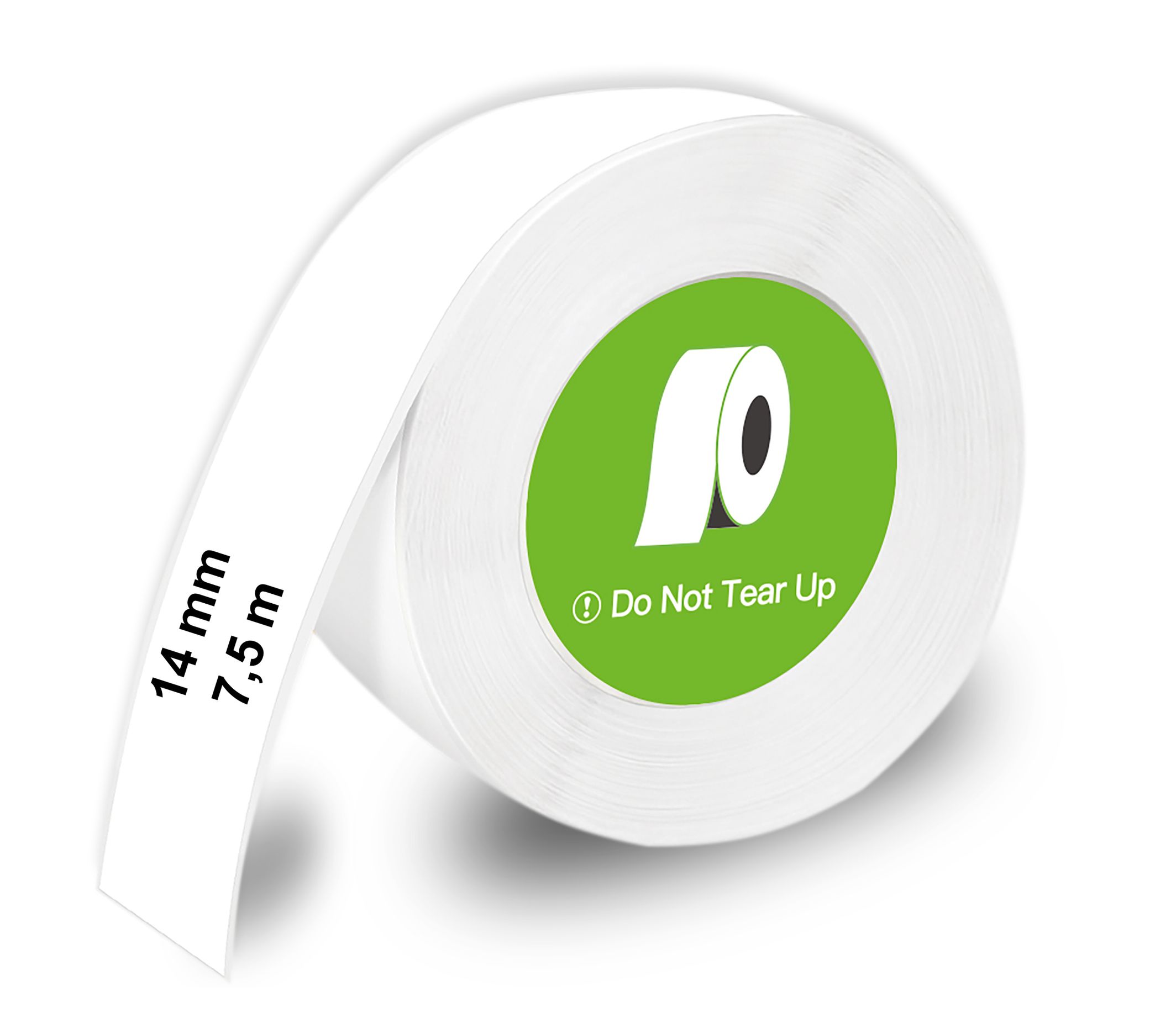 Etiketten Olympia Endlos Etikettenrolle wei&szlig; - Bild 1