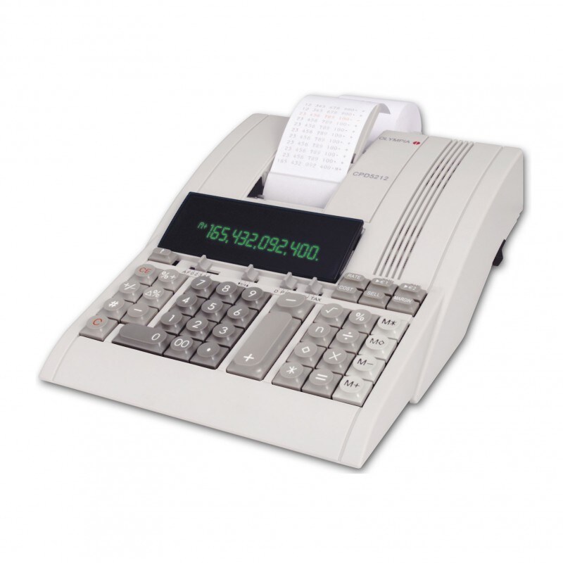 OLYMPIA CPD 5212 Tischrechner, 2-farbig druckend | 04030152048472