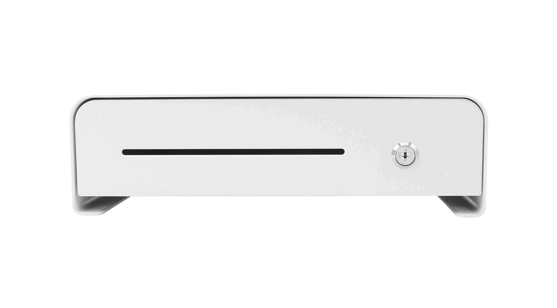 Olympia Style SD 335 Kassenlade &ndash; Vollmetall Kassenschublade mit 8 M&uuml;nz und 4 Scheinf&auml;chern RJ12 wei&szlig; - Bild 1