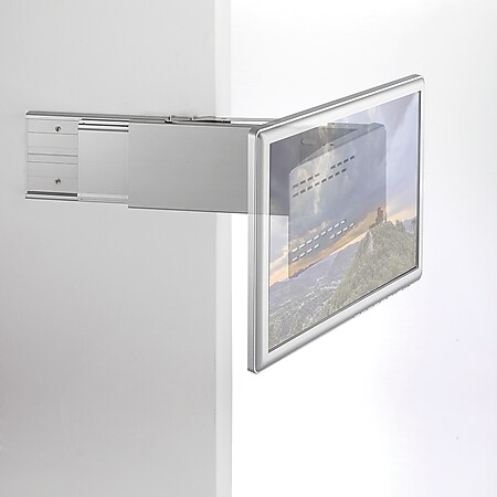 Caratec Flex CFA101L TV-Halter für Wohnmobil, seitlicher Auszug, Aluminium - Bild 1