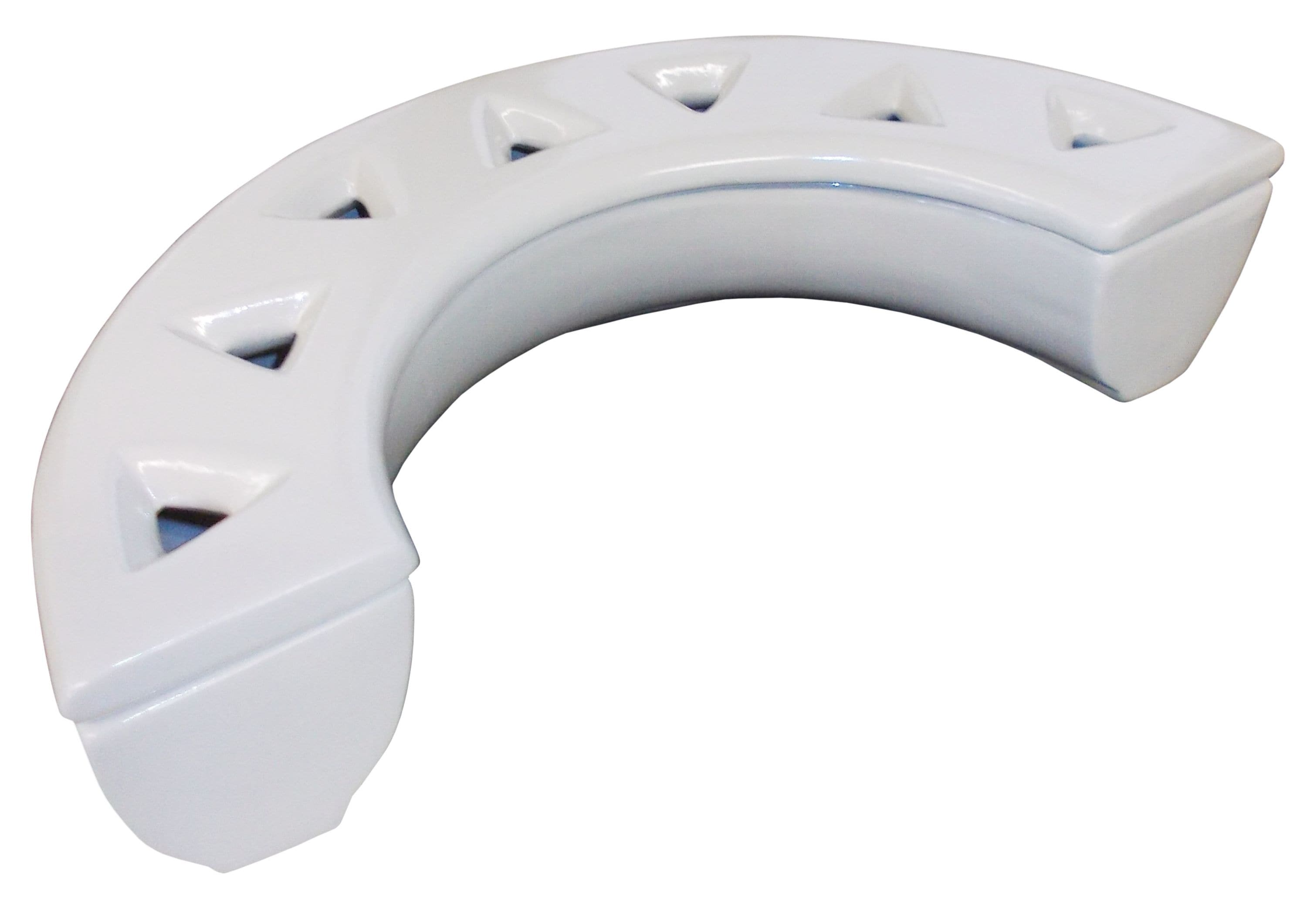 Metrox Raumbefeuchter Keramik, 450 ml, creme-wei&szlig;, Luftbefeuchter halbrund 19994 - Bild 1