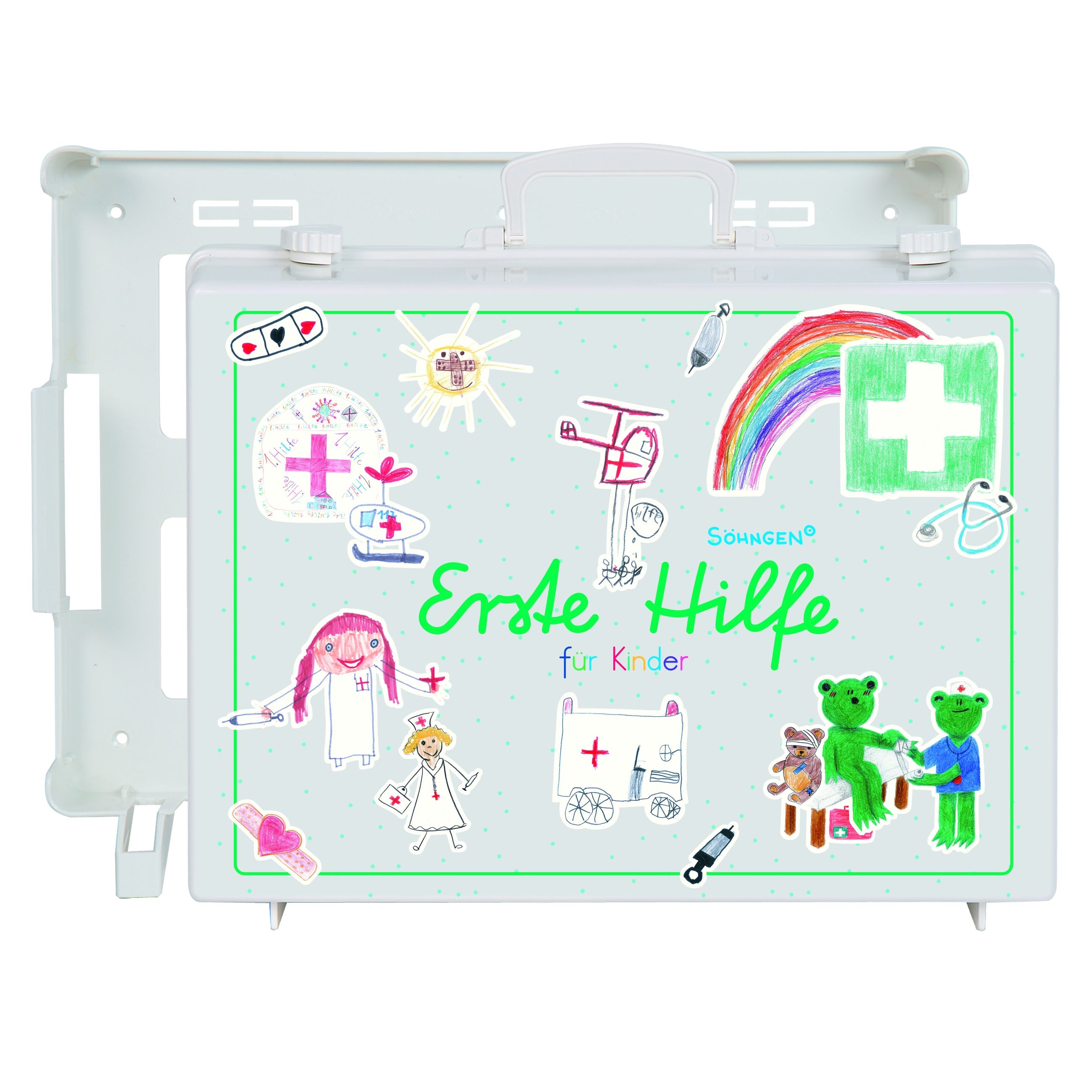 S&ouml;hngen Erste-Hilfe Koffer, Verbandsmaterial f&uuml;r Kinder aller Altersstufen - Bild 1