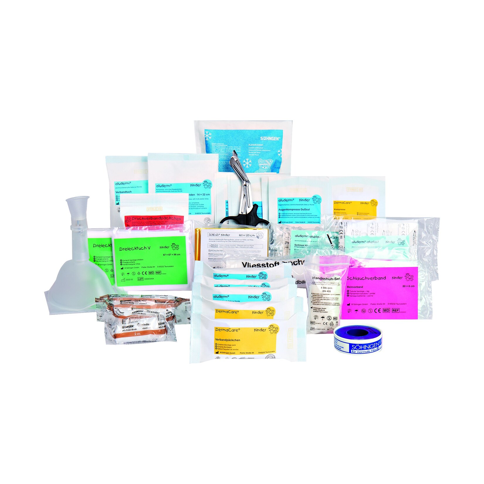 Söhngen Erste-Hilfe-Füllung ‚KINDERGARTEN‘ (Nachfüllset, Kita-Kinder) | 04250108804208