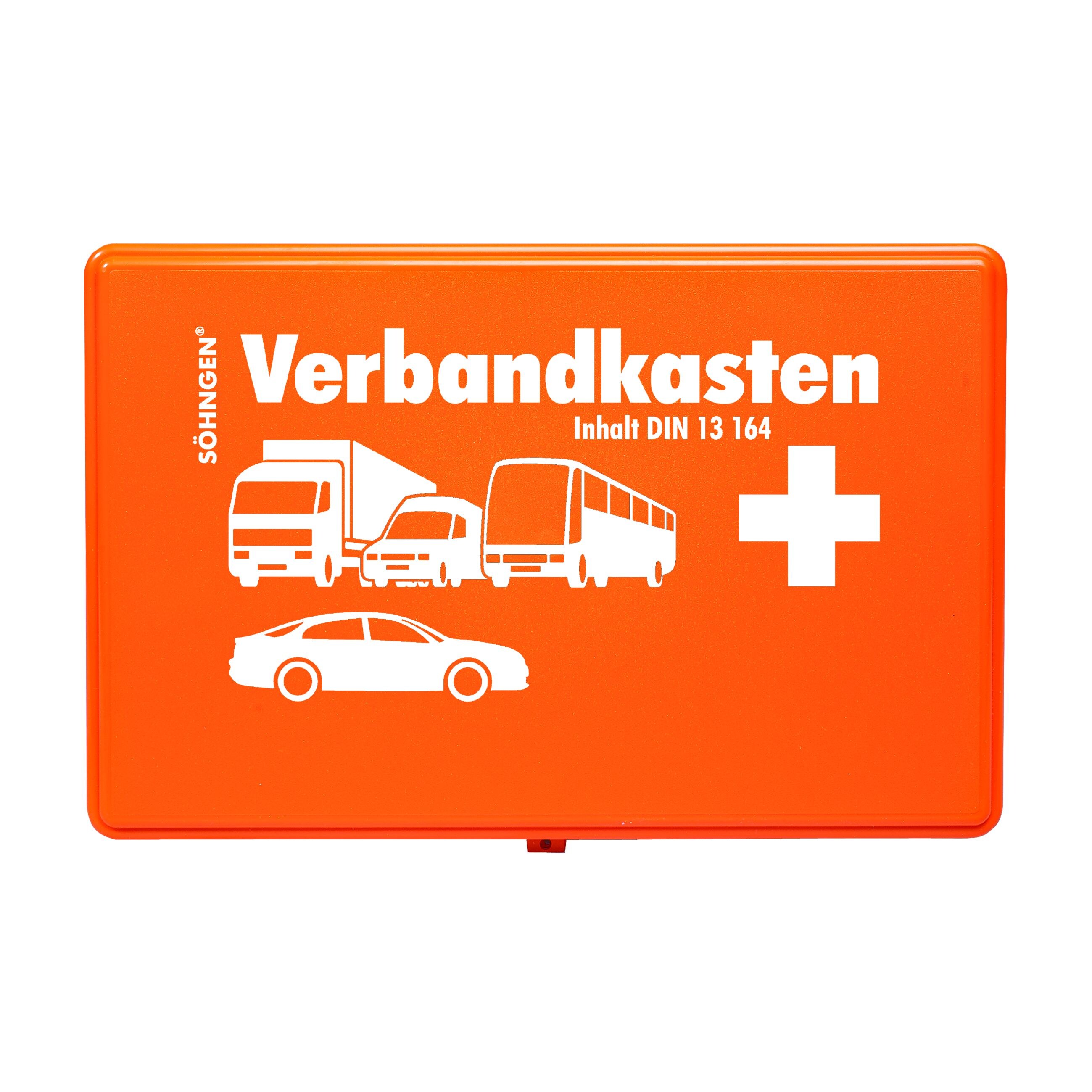 S&ouml;hngen KFZ-Verbandkasten mit F&uuml;llung Standard DIN 13164 Box f&uuml;r ihr Auto - Bild 1