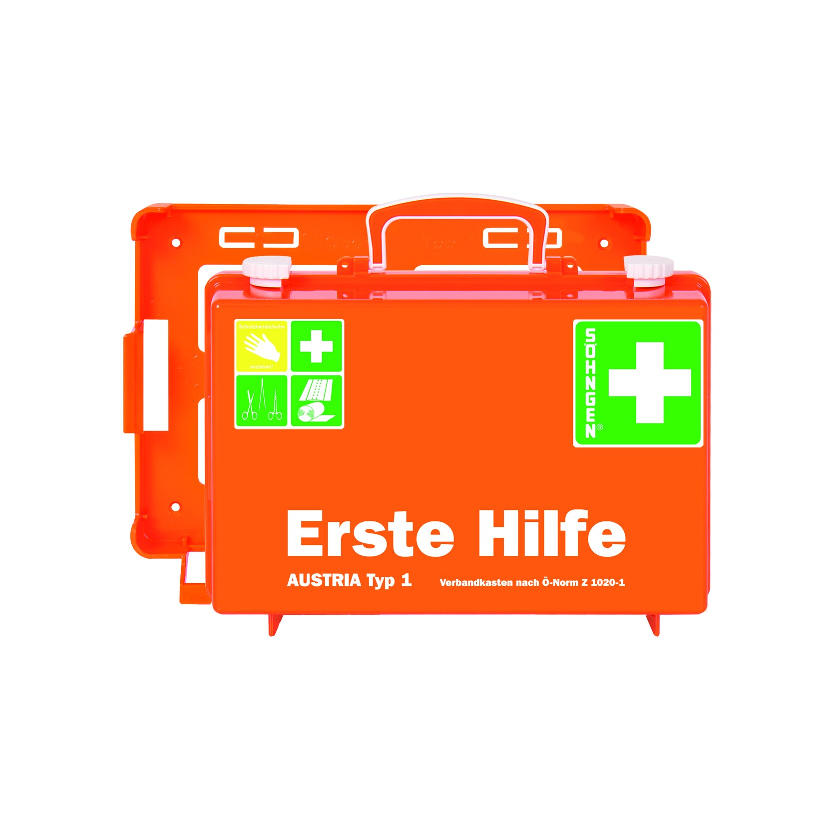 Söhngen Erste-Hilfe-Koffer AUSTRIA Typ 1, Wundverbände; Rettungsdecke