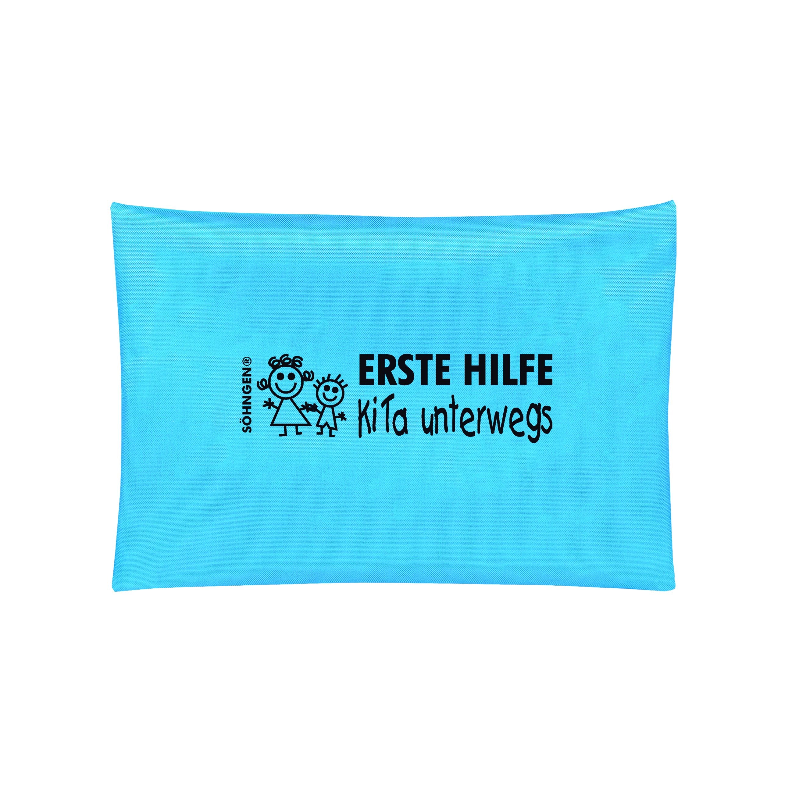 S&ouml;hngen Erste-Hilfe Set KiTa unterwegs blau Verbandset mit F&uuml;llung, f&uuml;r Kinder - Bild 1