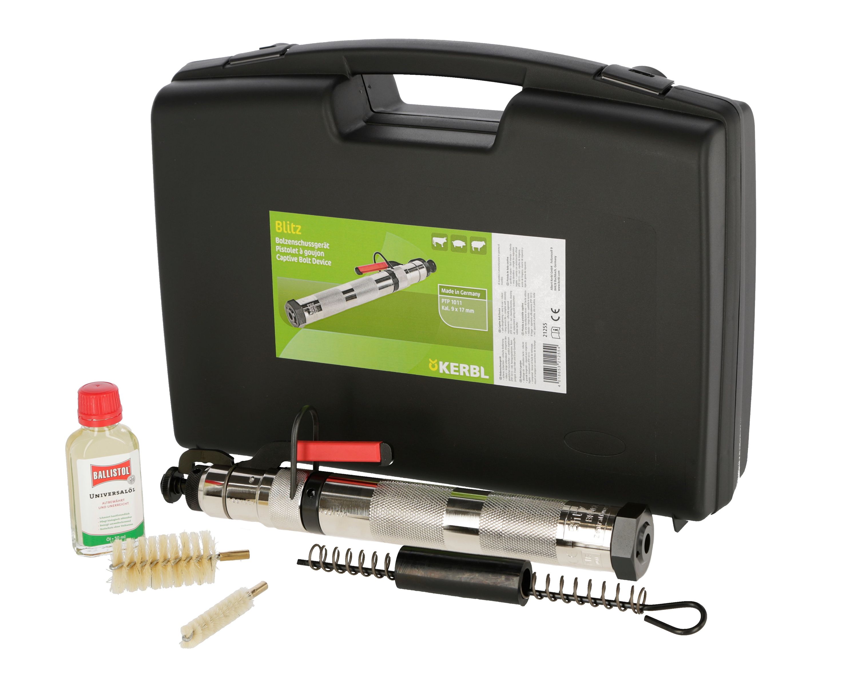 KERBL Viehbet&auml;ubungsapparat Blitz inkl. Zubeh&ouml;r-Koffer Tierbet&auml;ubungsger&auml; - Bild 1