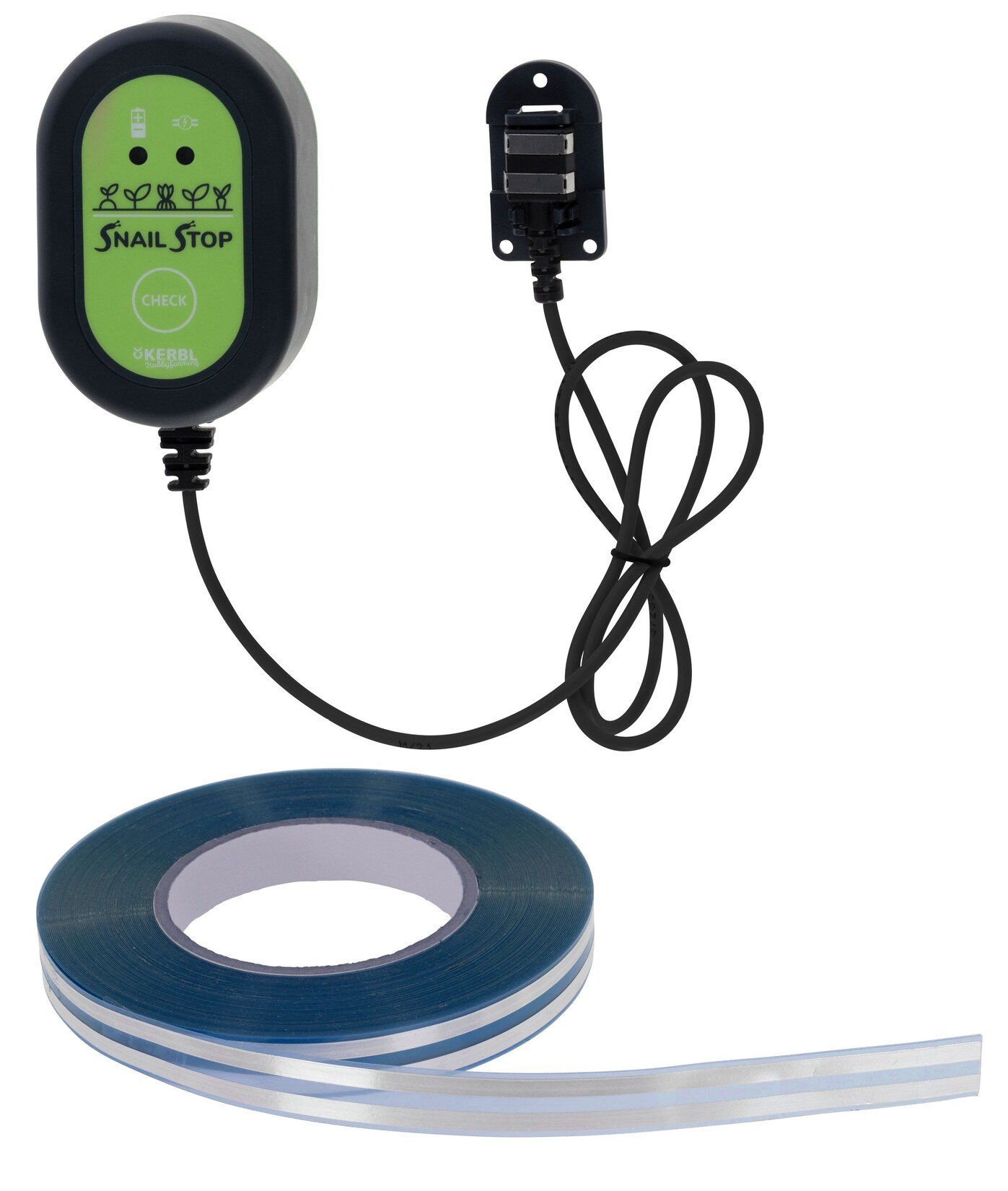 Kerbl Snail Stop Elektrischer Schneckenzaun Starter Set, ohne Gift | 04018653255186